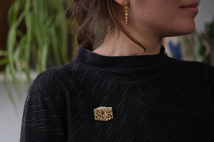 Cubed Brooch