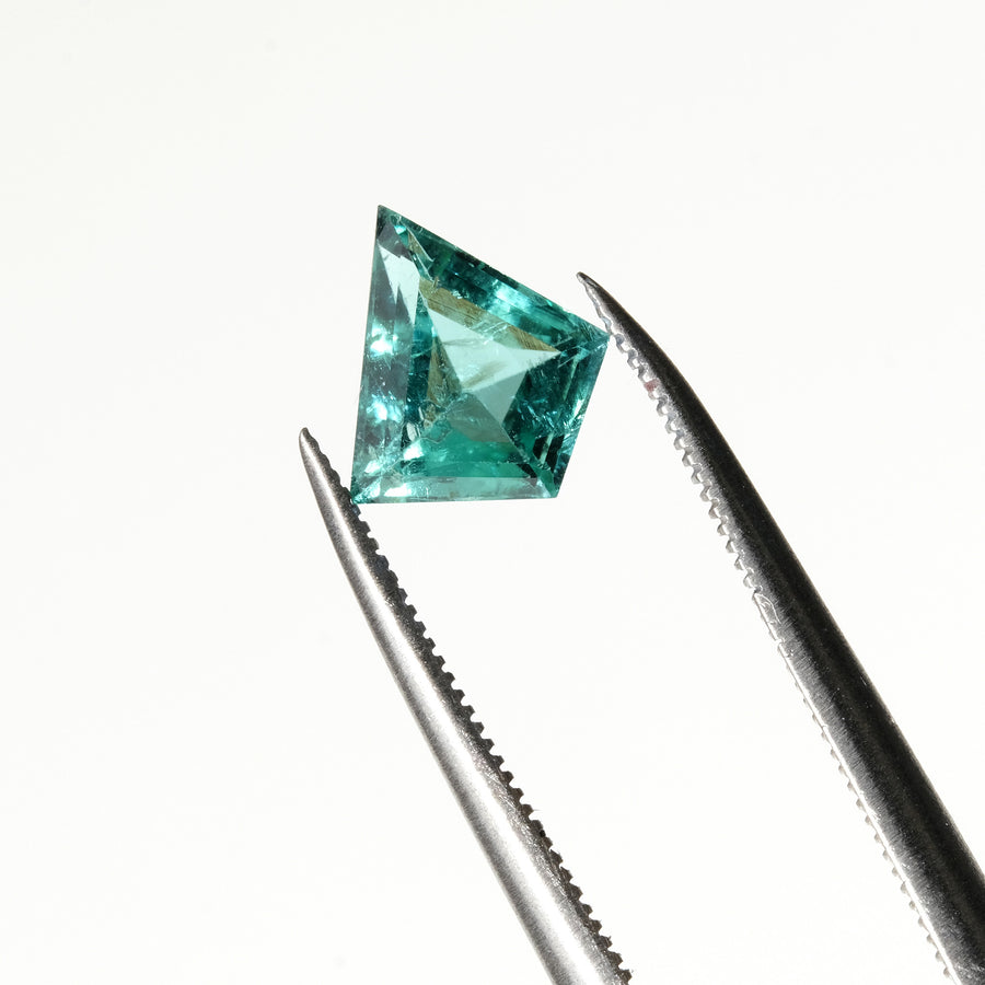 Tourmaline teal/seafoam kite geocut T0015