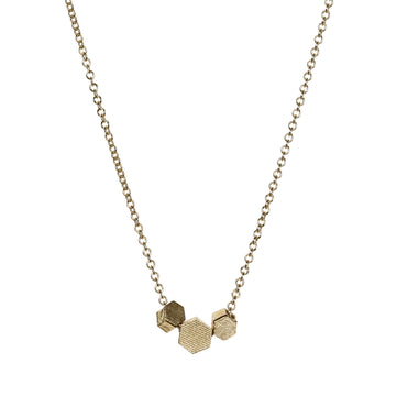 3 Chain hex necklace