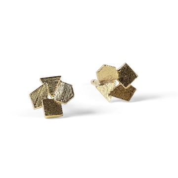 Four Glint cluster stud earring