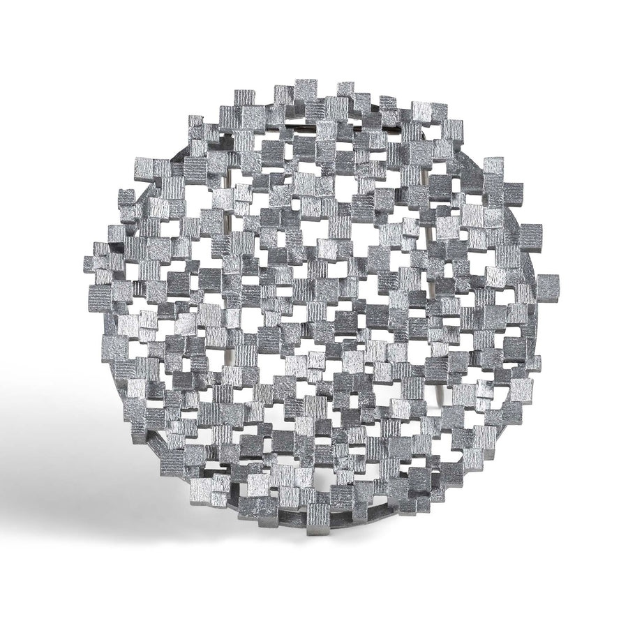 P2 Convex Brooch - Aluminium